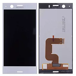 Дисплей Sony Xperia XZ1 Compact (G8441, SO-02K) с тачскрином, оригинал, Silver