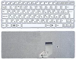 Клавіатура для ноутбуку Sony Vaio SVE11 Frame 006722 біла
