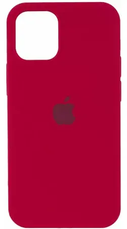 Чохол Silicone Case Full для Apple iPhone 13 Pro Max Rose red - фото 1