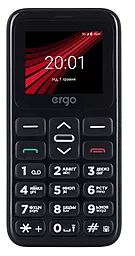 Мобильный телефон Ergo F186 Solace DS Black - фото Мобильный телефон Ergo F186 Solace DS Black