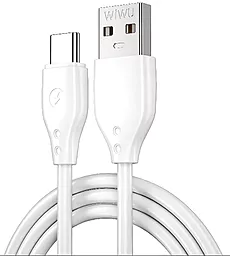 Кабель USB WIWU Pioneer Wi-C001U 15w 3.1a USB type-C cable white