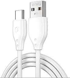 Кабель WIWU Pioneer Wi-C001U USB-A - Type-C 15w 3.1a 1м cable White - фото Кабель WIWU Pioneer Wi-C001U USB-A - Type-C 15w 3.1a 1м cable White