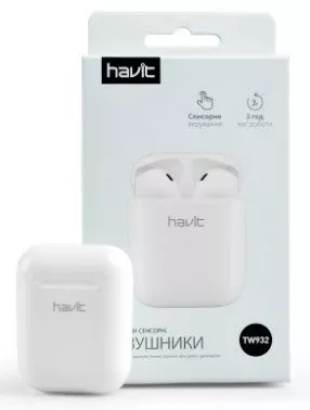 Наушники Havit TW932 White - фото 5