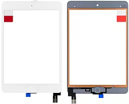Сенсор (тачскрин) Apple iPad mini 5 (A2124, A2126, A2133, полный комплект с кнопкой Home), оригинал, White