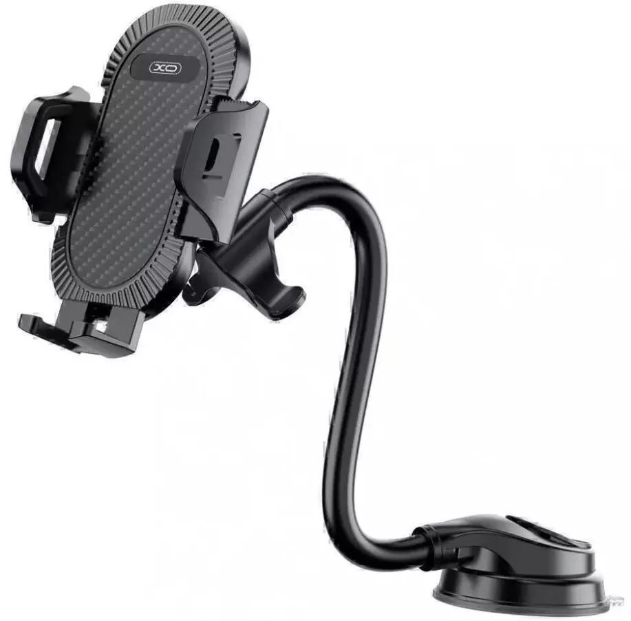 Держатель XO C85 Long Neck Suction Cup Black - фото 1