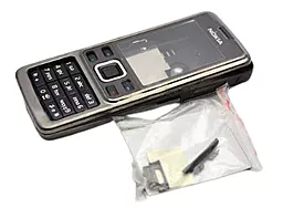 Корпус для Nokia 6300 з клавіатурою Silver