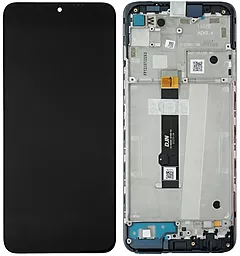 Дисплей Motorola Moto G50 (XT2137-1, XT2137-2) с тачскрином и рамкой, оригинал, Black