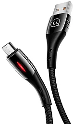 Кабель USB Usams U-Tone micro USB Cable Black (US-SJ346)