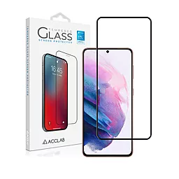 Защитное стекло ACCLAB Full Glue Samsung G991 Galaxy S21 Black (1283126510519)