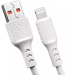 Кабель Veron TL03 USB-A - Lightning 12w 2.4a 1м cable White - миниатюра 2 Кабель Veron TL03 USB-A - Lightning 12w 2.4a 1м cable White - миниатюра 2