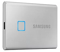 SSD Накопитель Samsung T7 Touch 1 TB (MU-PC1T0S/WW) Silver - миниатюра 2