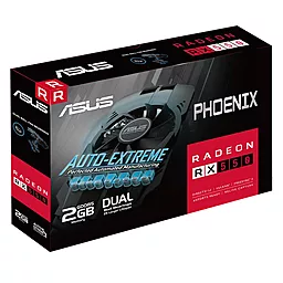 Видеокарта Asus RX 550 Phoenix EVO 2GB GDDR5 (PH-RX550-2G-EVO)