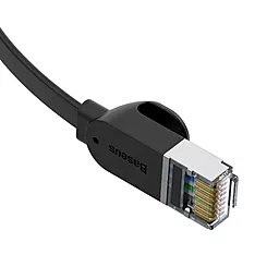 Патч-корд Baseus RJ-45 1000 Мбит\с 3м Gigabit Network Cable Black (PCWL-C01) - миниатюра 2