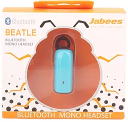 Блютуз гарнитура Jabees Beatle Blue - миниатюра 3