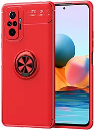 Чехол Deen ColorRing Xiaomi Redmi Note 10 Pro Red