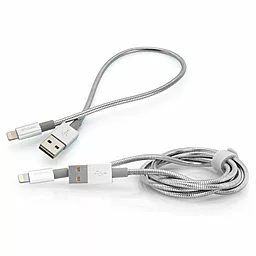 Кабель Verbatim USB-A - Lightning 5w 1м + 0.3м cable White - фото Кабель Verbatim USB-A - Lightning 5w 1м + 0.3м cable White