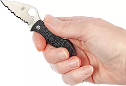 Ніж Spyderco Manbug Lightweight Leaf Black (MBKLFS) - мініатюра 5
