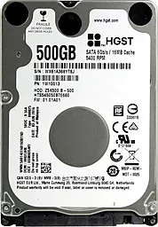 Жесткий диск для ноутбука Hitachi Travelstar Z5K500 500 GB 2.5 (1W10013 / HTS545050B7E660)