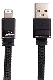 Кабель Cablexpert USB-A - Lightning 12w 2.4a 1м cable Black (CCPB-L-USB-10BK)