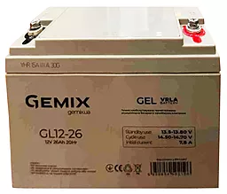 Акумуляторна батарея Gemix 12V 26 Ah GEL (GL12-26 gel)