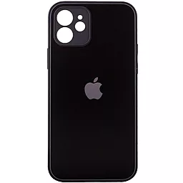 Чехол Epik TPU+Glass Matte Candy Full camera Apple iPhone 12  Black