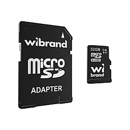Карта памяти Wibrand 32 GB microSD UHS-I Class 10 (WICDHU1/32GB-A)