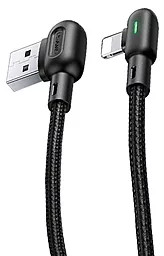 Кабель USB Usams U57 Dual Right-Angle 1.2M Lightning Cable Black (US-SJ455) - миниатюра 3