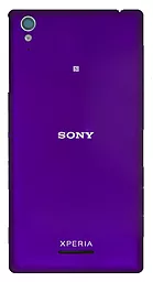 Задняя крышка корпуса Sony Xperia T3 D5102 / D5103 / D5106 со стеклом камеры Purple