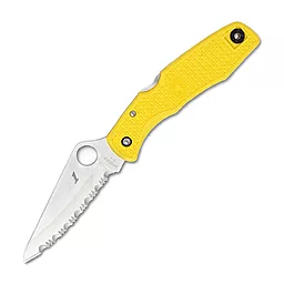 Нож Spyderco Pacific Salt Yellow Serrated (C91SYL) - фото Нож Spyderco Pacific Salt Yellow Serrated (C91SYL)