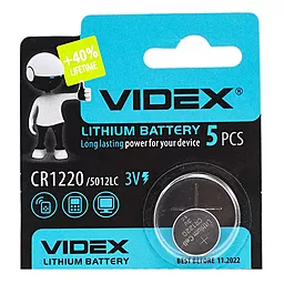 Батарейки Videx CR1220 1шт