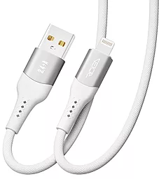 Кабель Ridea RC-US42 UltraStrong USB-A - Lightning 12w 2.4a 1.2м cable White - фото Кабель Ridea RC-US42 UltraStrong USB-A - Lightning 12w 2.4a 1.2м cable White