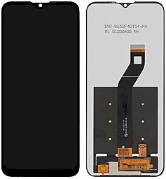 Дисплей Motorola Moto G8 Power Lite (XT2055-1, XT2055-2, XT2055-3) з тачскріном, оригінал, Black
