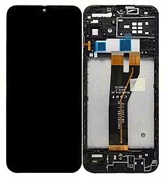Дисплей Samsung Galaxy M14 M146 (48pin) з тачскріном і рамкою, оригінал, Black