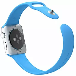 Сменный ремешок COTEetCI W3 Sport Band Blue для умных часов Apple Watch 42mm/44mm/45mm/49mm (CS2086-BL) - миниатюра 2