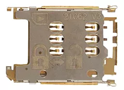 Конектор SIM-карти Nokia 200 Asha / 201 Asha / 206 Asha / 302 Asha / N8-00 / C2-05 / C6-01 / C7-00 / C7-01 / E6-00 Original - фото Конектор SIM-карти Nokia 200 Asha / 201 Asha / 206 Asha / 302 Asha / N8-00 / C2-05 / C6-01 / C7-00 / C7-01 / E6-00 Original