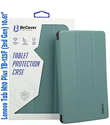 Чехол для планшета BeCover Smart Case для Lenovo Tab M10 Plus TB-125F (3rd Gen) 10.61" Dark Green (708303) - миниатюра 4