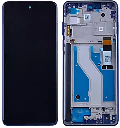Дисплей Motorola Moto G Stylus 2022, Moto G Stylus 5G 2022 (XT2211, XT2215) з тачскріном і рамкою, оригінал, Twilight Blue