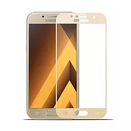 Защитное стекло 1TOUCH Full Glue Samsung A320 Galaxy A3 2017 Gold