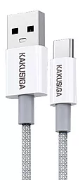 USB Кабель iKaku KSC-723 GAOFEI 2.4A USB Type-C Cable Grey