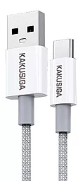 Кабель iKaku KSC-723 GAOFEI USB-A - Type-C 12w 2.4a 1м cable Grey - фото Кабель iKaku KSC-723 GAOFEI USB-A - Type-C 12w 2.4a 1м cable Grey
