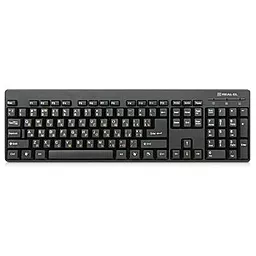 Клавиатура REAL-EL 502 Standard USB (EL123100023) Black - фото Клавиатура REAL-EL 502 Standard USB (EL123100023) Black
