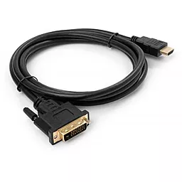 Видеокабель Vinga HDMI to DVI 24+1pin 1.8m (VCPHDMI2DVIMM1.8BK) - миниатюра 3