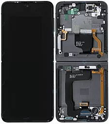 Дисплей Samsung Galaxy Z Flip4 с тачскрином и рамкой, сервисный оригинал, Black