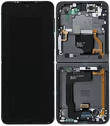 Дисплей Samsung Galaxy Z Flip4 F721 (внутренний) с тачскрином и рамкой, сервисный оригинал, Black - фото Дисплей Samsung Galaxy Z Flip4 F721 (внутренний) с тачскрином и рамкой, сервисный оригинал, Black