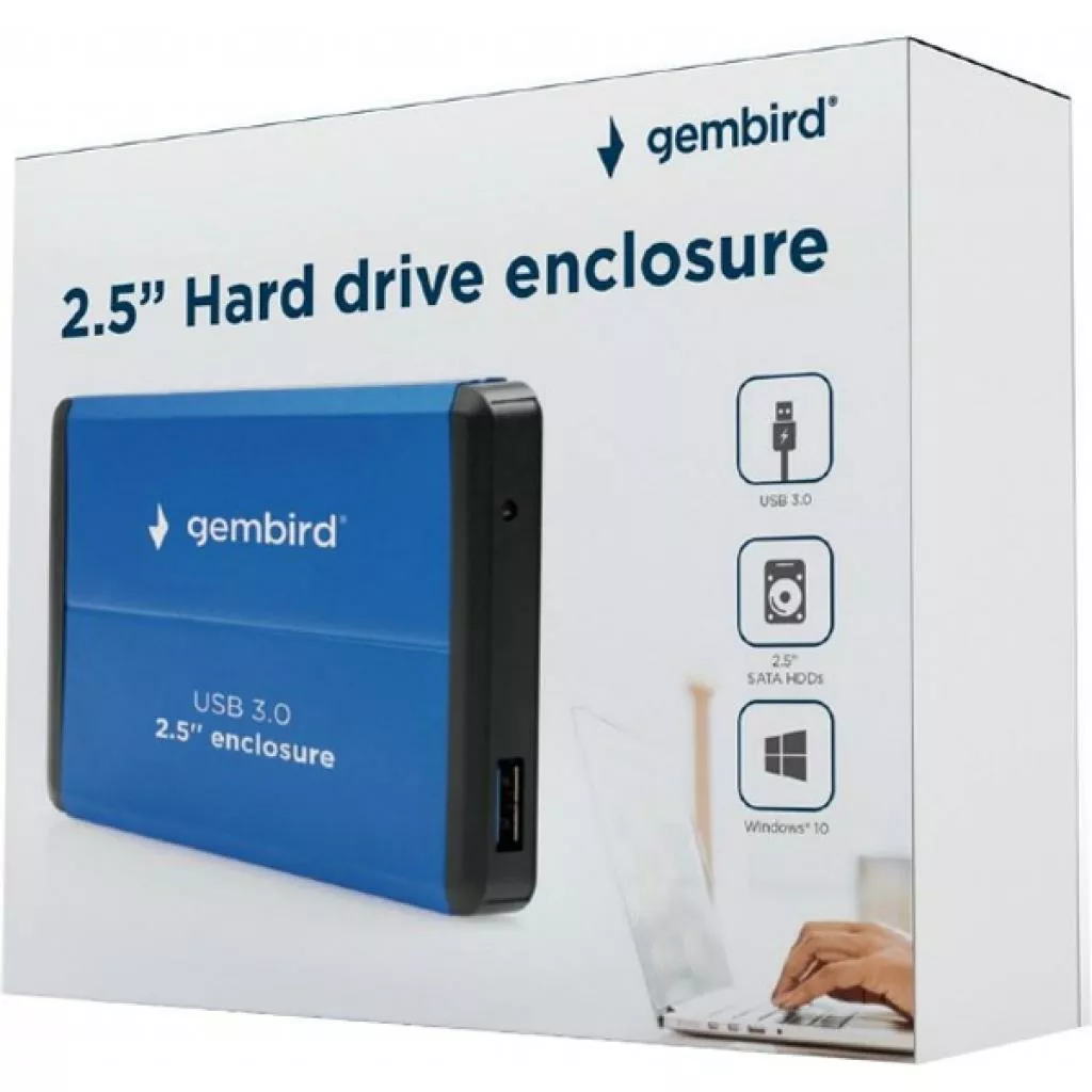 Карман для HDD Gembird 2.5" USB 3.0 (EE2-U3S-2-B) - фото 5