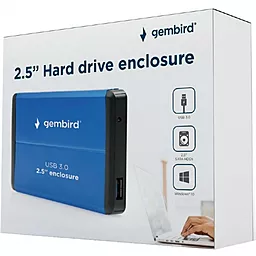 Карман для HDD Gembird 2.5" USB 3.0 (EE2-U3S-2-B) - миниатюра 5 Карман для HDD Gembird 2.5" USB 3.0 (EE2-U3S-2-B) - миниатюра 5