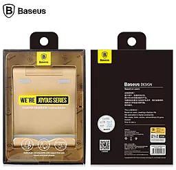 Настольный держатель Baseus Stand for Mobile Phone Gold - миниатюра 4