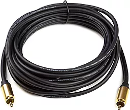 Аудио кабель PowerPlant RCA - RCA M/M Cable 5 м чёрный (CA911769)