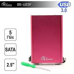 Карман для HDD PrologiX BS-U23F (BS-U23F-RED) Red - фото Карман для HDD PrologiX BS-U23F (BS-U23F-RED) Red