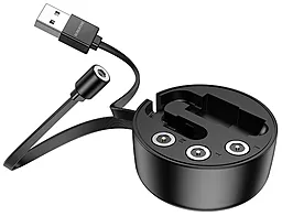 Кабель USB Borofone BU26 Magnetic 3-in-1 USB to Type-C/Lightning/micro USB Cable black - миниатюра 3